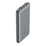 Belkin BPB011btGY BoostCharge 便攜式行動電源 10000mAh + USB-A 至 USB-C 連接線 (太空灰)